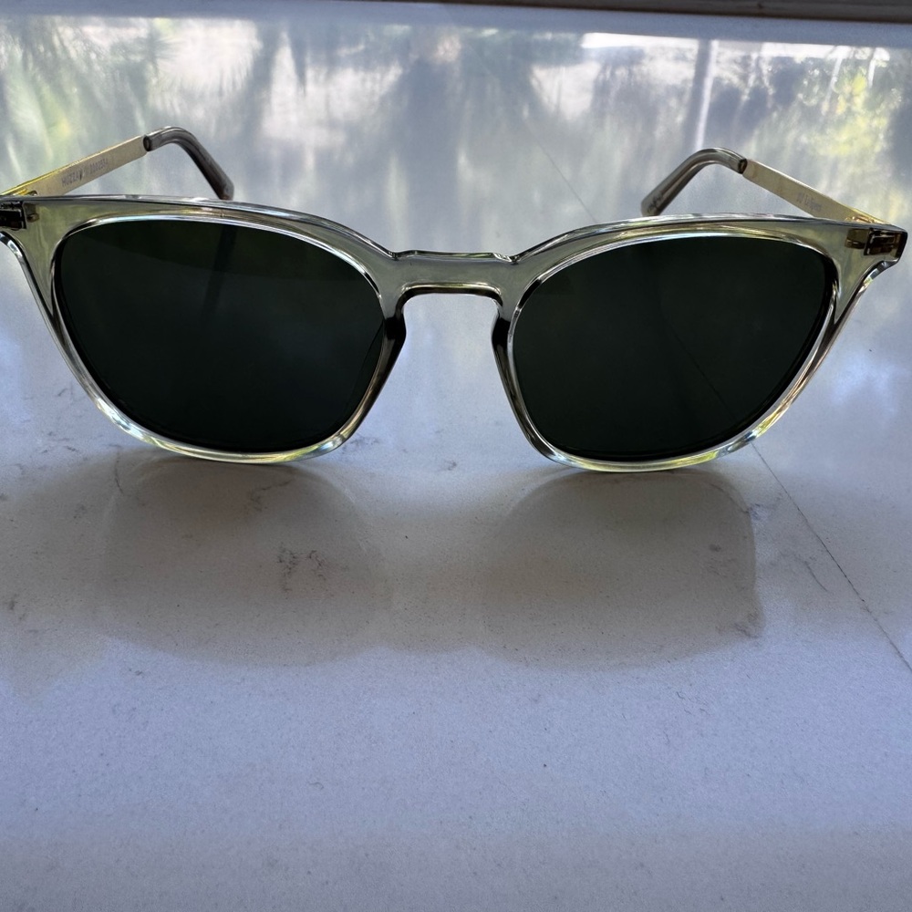 Le Specs Green Huzzah Sunglasses